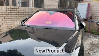 85% vlt Chameleon Red window films